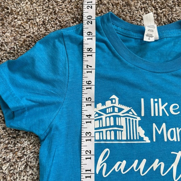 🤍5 for 20$ Disney Girls Short Sleeve Tee with Haunted Mansion Design 6-8 - Picture 7 of 7